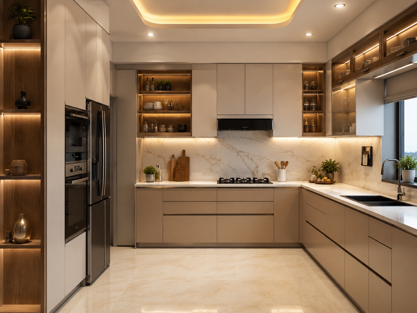 Modular kitchen interior